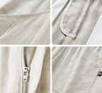 Linen Wide-Leg Pants