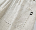 Linen Wide-Leg Pants