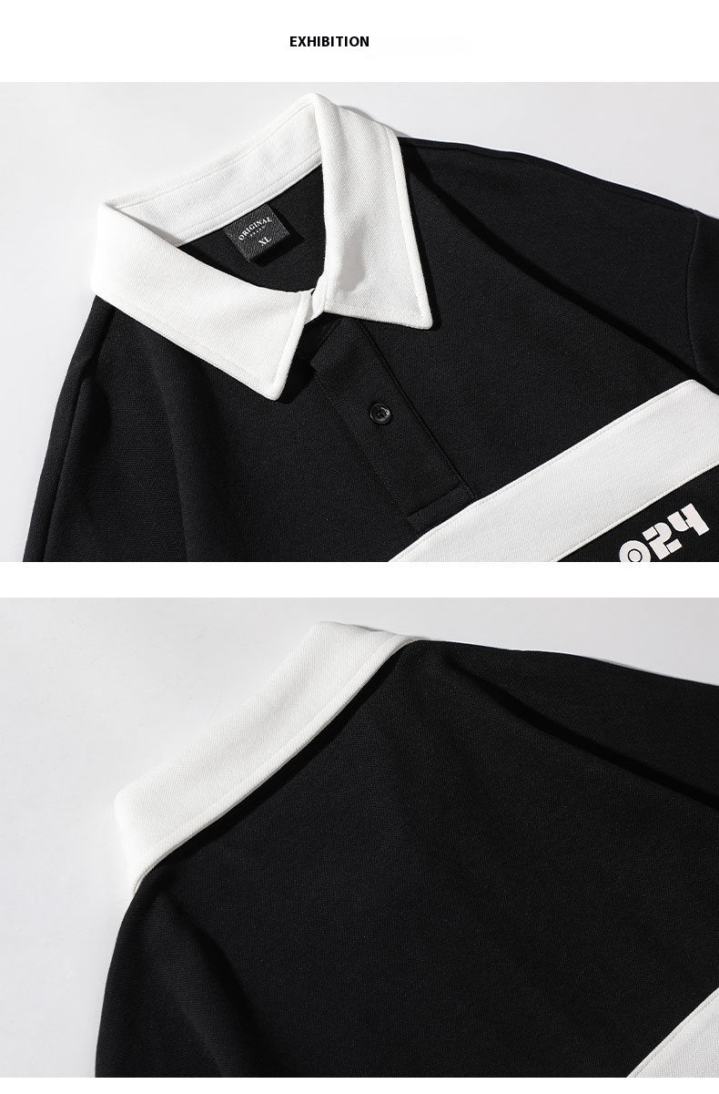 Kastel Contrast Collar Varsity Polo Shirt