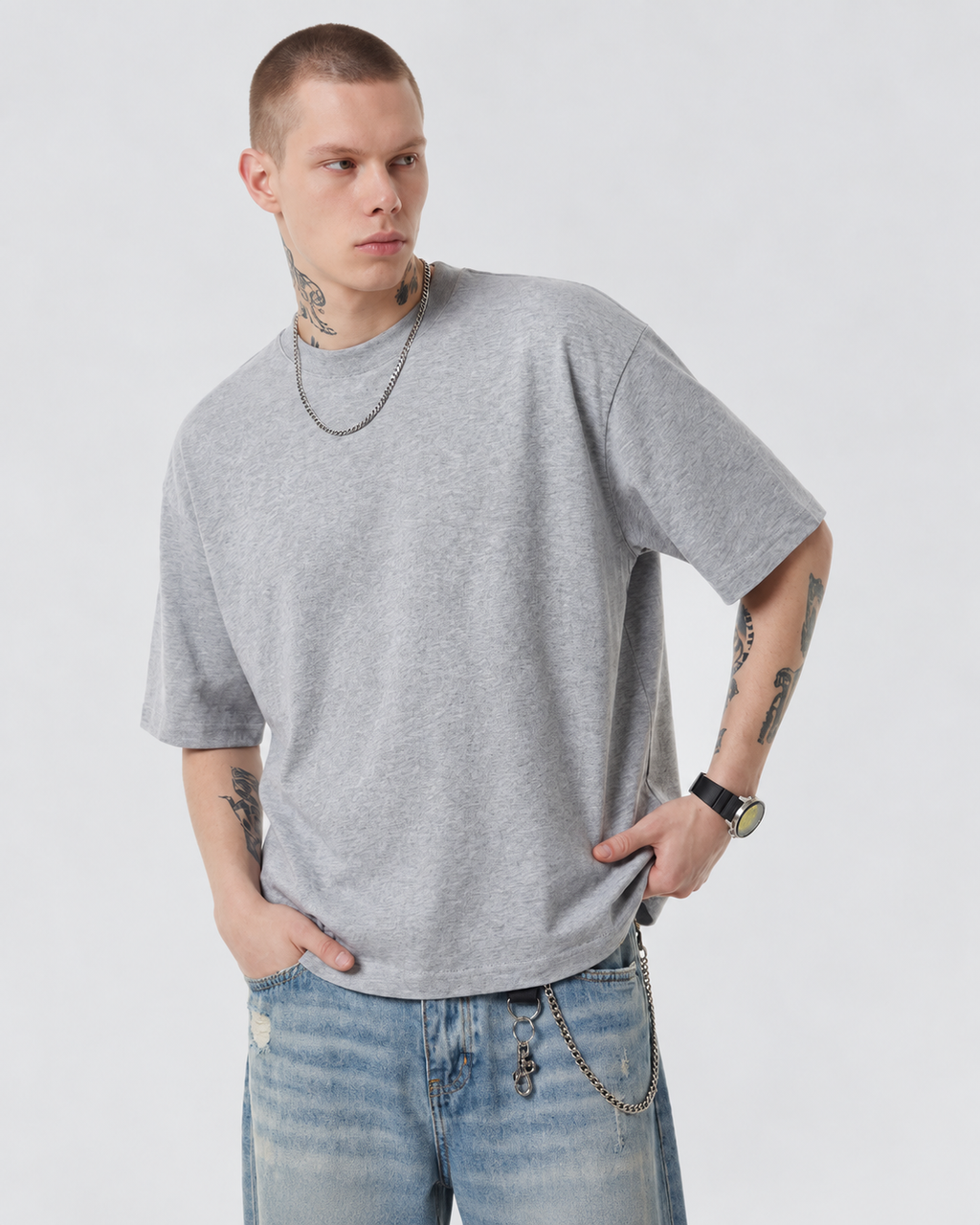 Rylan Oversized Drop-Shoulder T-Shirt
