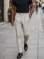 Corren Pleated Wide-Leg Trousers