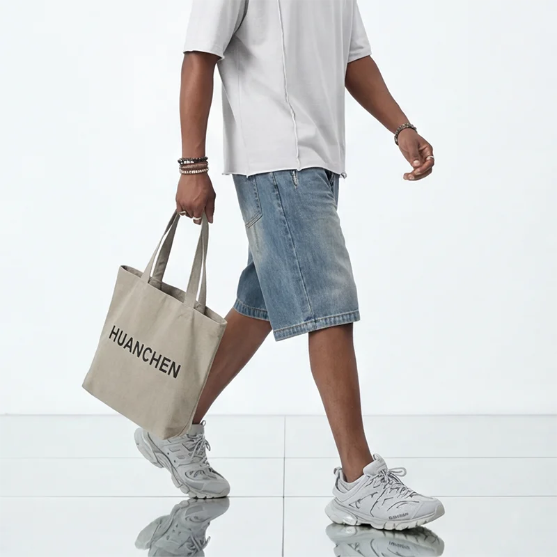Draven Straight-Leg Faded Denim Shorts