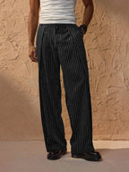 Kerrigan Pinstripe Wide-Leg