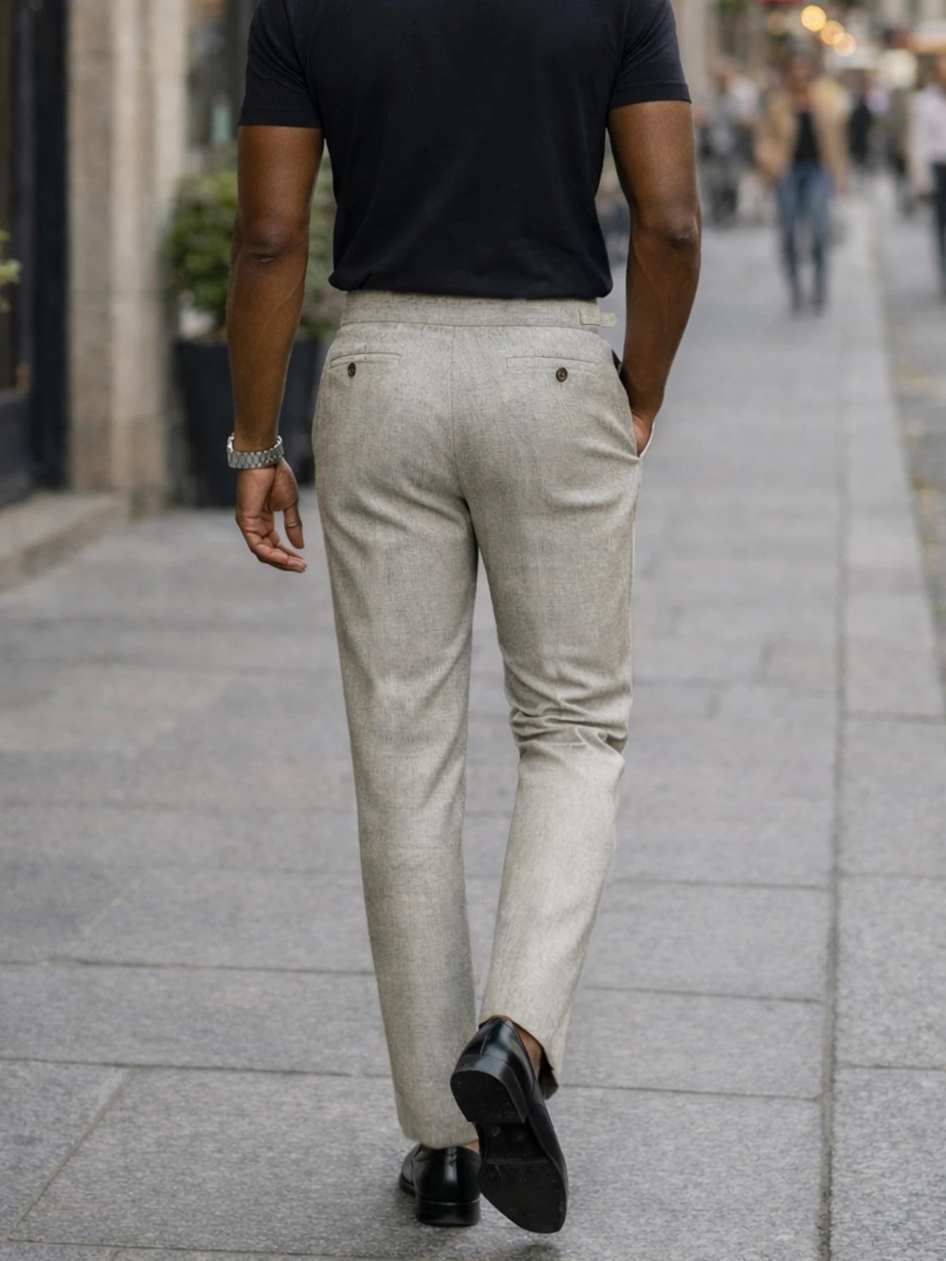 Corren Pleated Wide-Leg Trousers