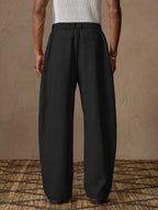Veyland Pleated Wide-Leg Trousers